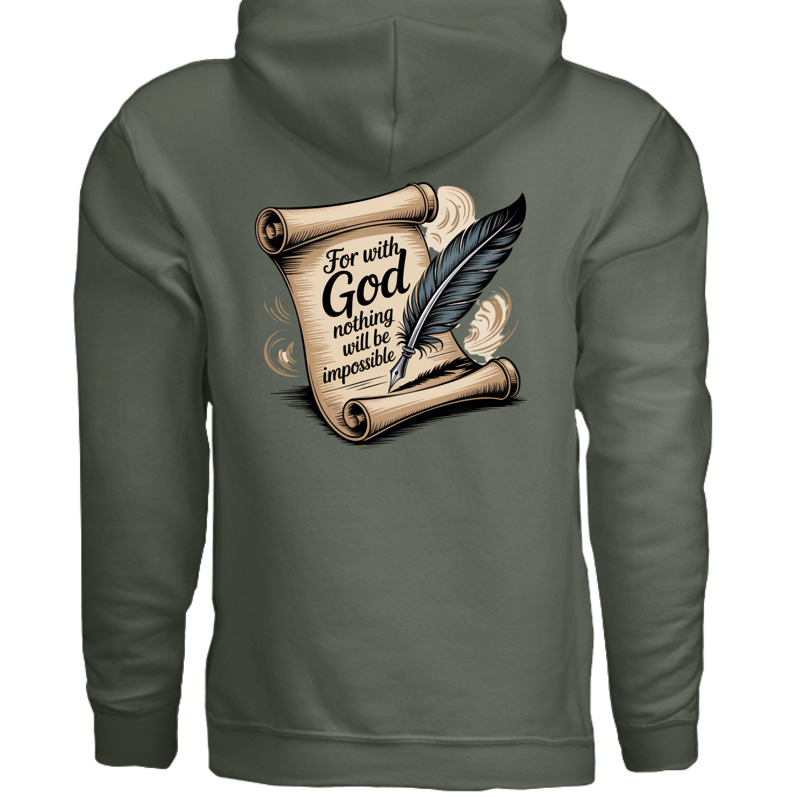 MILITARY GREEN - BACK